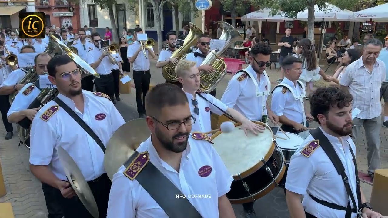 Pasa la Virgen Macarena (Gámez Laserna) | BM de las Cigarreras | Procesión Calatrava 2024 | 4K