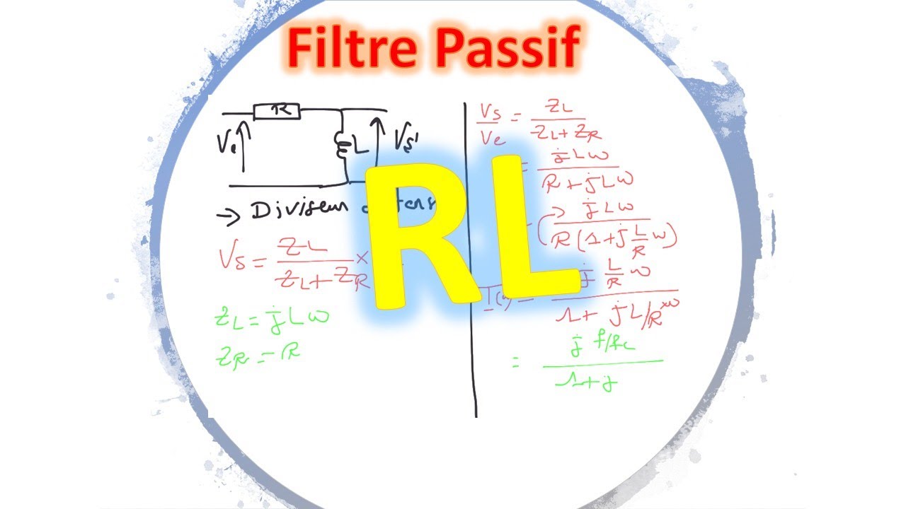 filtre analogique passif RL [بالدارجة]