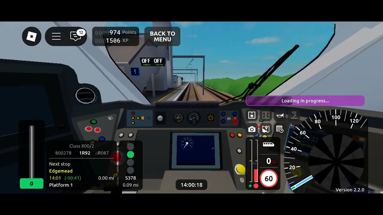 Driving an SCR class 800/2 to Rayleigh Bay!