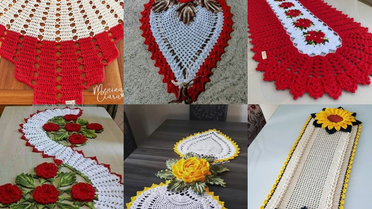 Most Beautiful and Attractive Crochet Table Runners and Table Mats//New Designs 2026👌