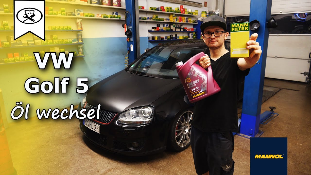 VW Golf 5 GTI 2.0 Öl Wechseln | oil change | VitjaWolf | Tutorial | HD