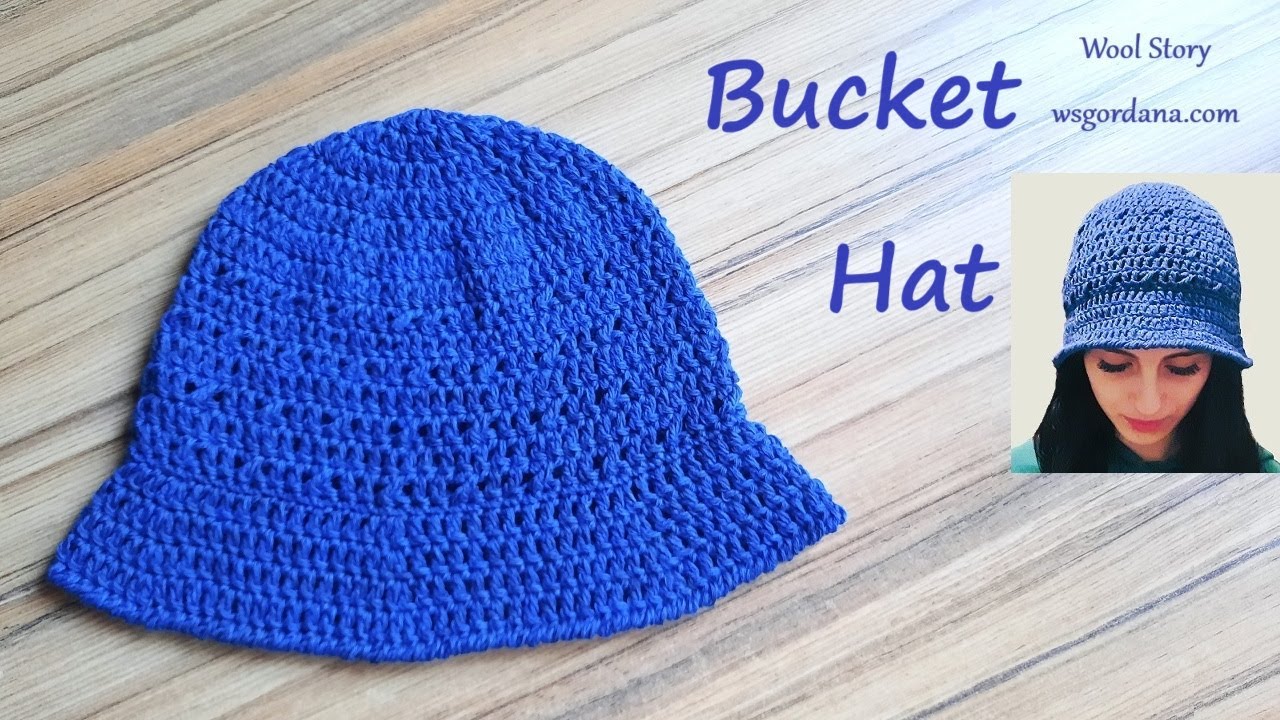 Super Easy Crochet Top Down Bucket Hat Tutorial - Heklana kapa