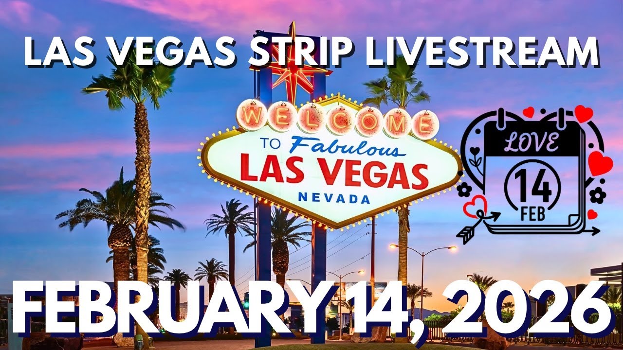 A BUSY Valentine's Day Weekend on the LAS VEGAS STRIP on a SATURDAY NIGHT! 2026 Right NOW!