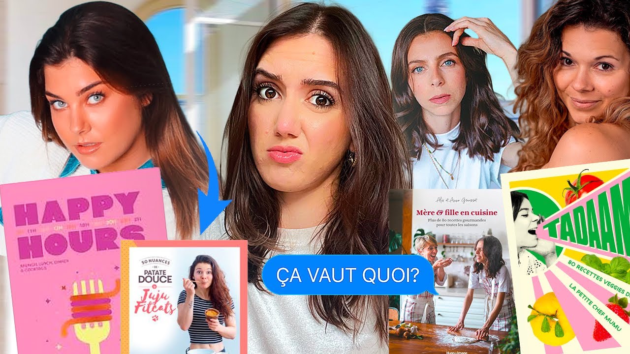 JE TESTE LES RECETTES DES LIVRES D’INFLUENCEUSES (Anna Rvr, Alix Grousset, Jujufitcats...)