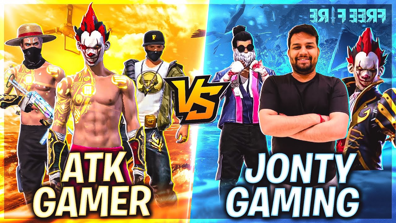 ATK GAMER VS @JONTYGAMING || 4 VS 4 LIMITED CUSTOM || #JONTYGAMING