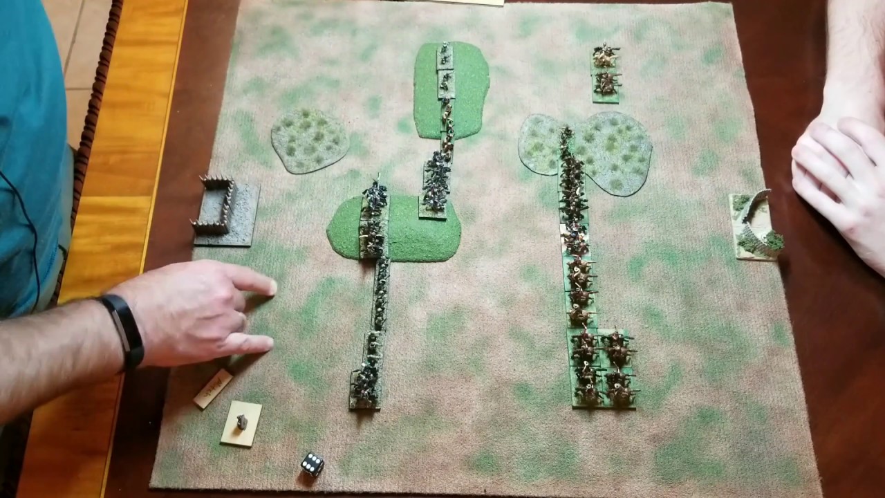 Lombards vs. Magyars DBA 3.0 Battle.