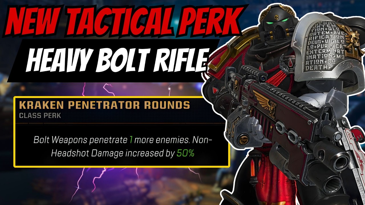 Tactical's NEW PERK Makes Hordes Clear WAY BETTER on Bolters in Space Marine 2 Patch 12