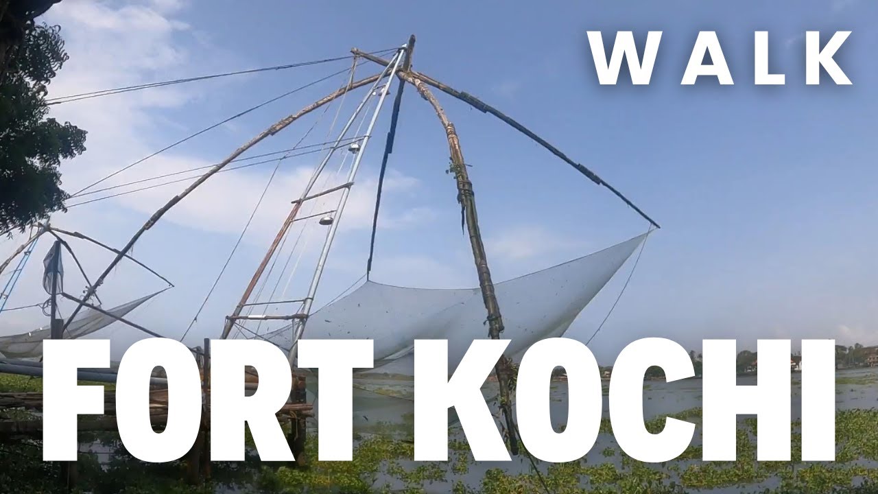 Fort Kochi   Walking Tour | Relaxing 4K  Day Tour Through Mattancherry Jew Street | Kerala | India