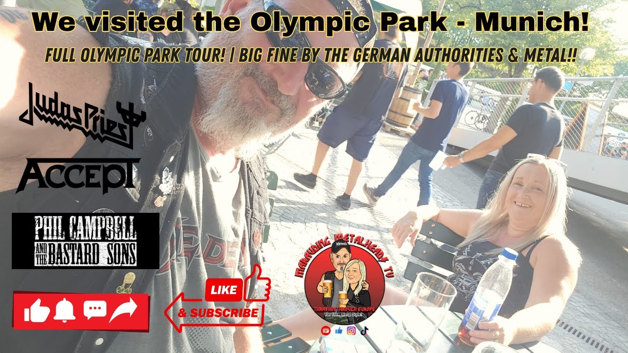 Judas Priest Munich! | Olympic Park Tour! | Big fine by German Authorities!!!