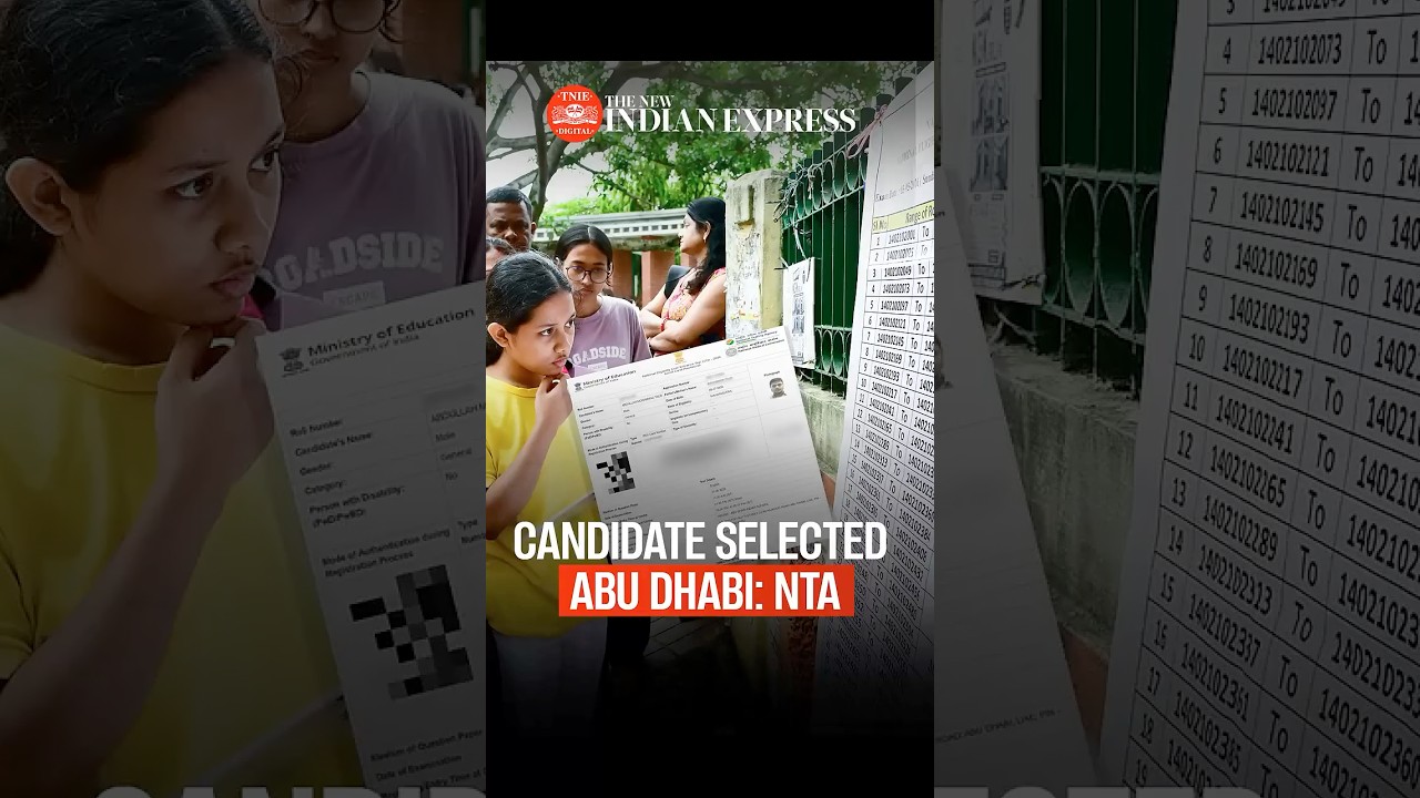 Twist in Nagpur NEET aspirant's story: NTA says candidate 'selected Abu Dhabi'