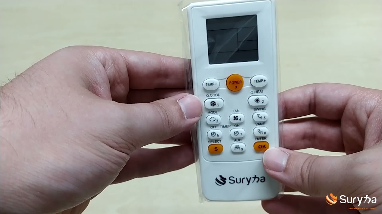 Controle Remoto Universal para Ar Condicionado - Suryha Unboxing