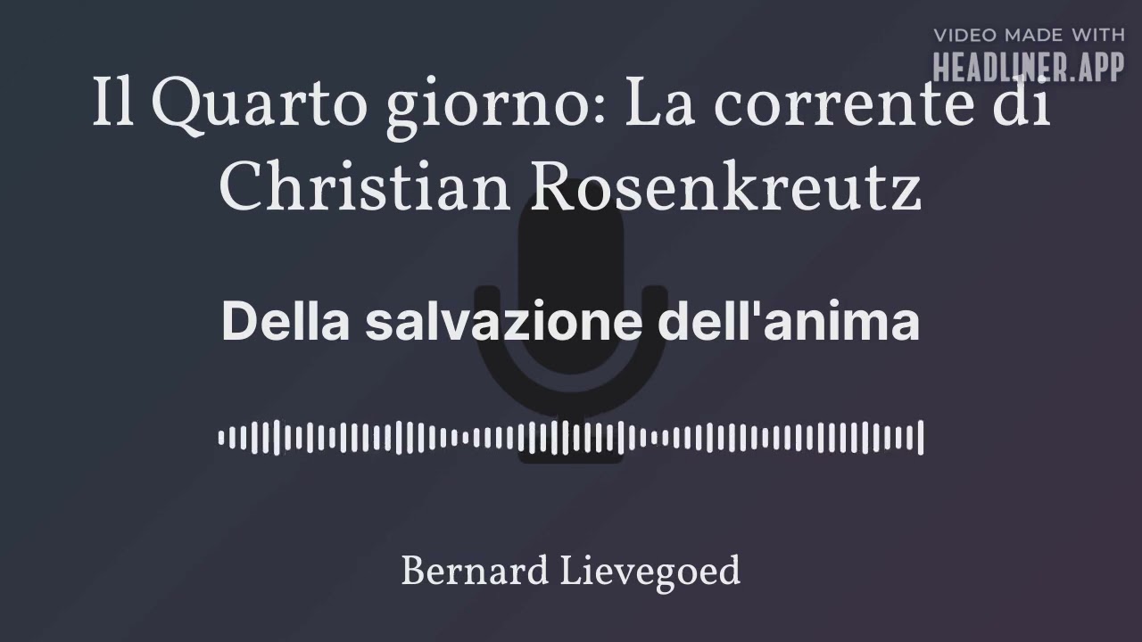 Il quarto giorno: la corrente di Christian Rosenkreutz.
