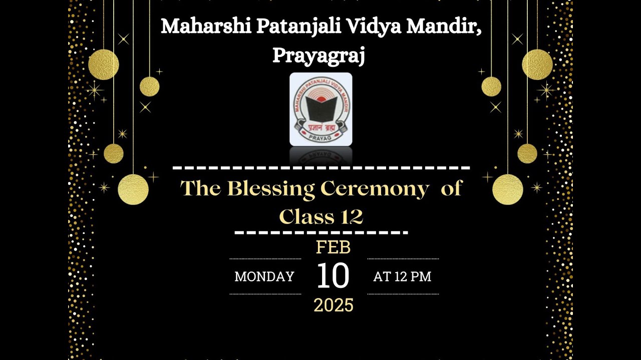 MPVM Organizes the Blessing Ceremony of Class 12 : 2024-25