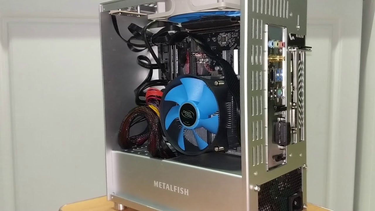 Building Mini ITX SFF Game PC Metalfish S3 Plus Small Form Factor PC