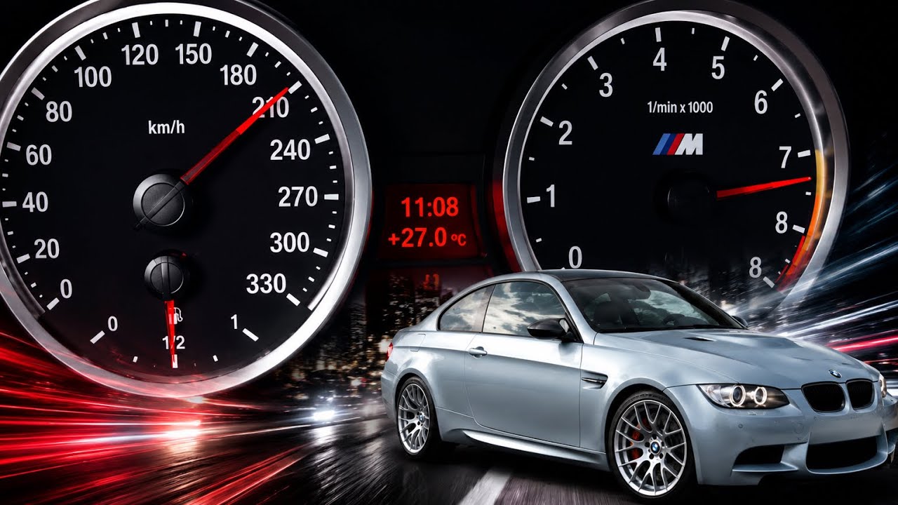 2011 BMW M3 E92 0-250 Kmh Top Speed Autobahn