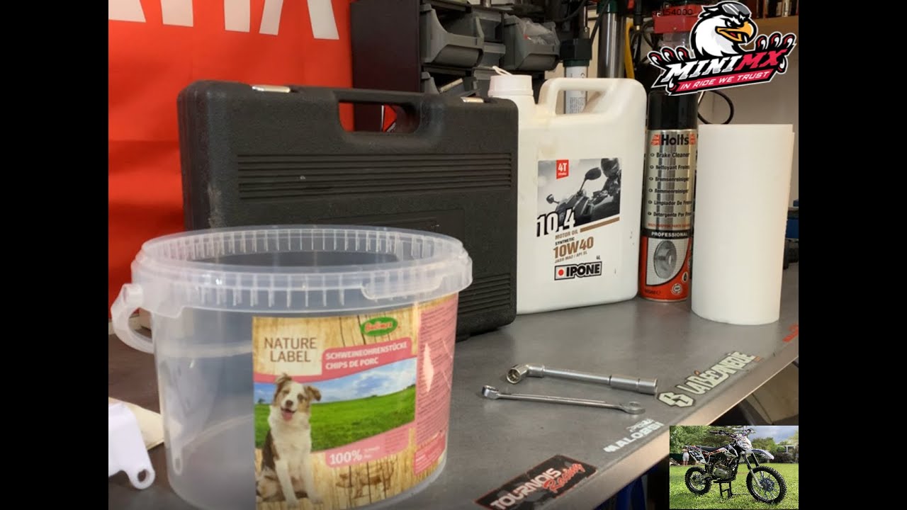 TUTO: Faire sa vidange sur crz , erz , 250 , 150 et surprise Minimx !!!