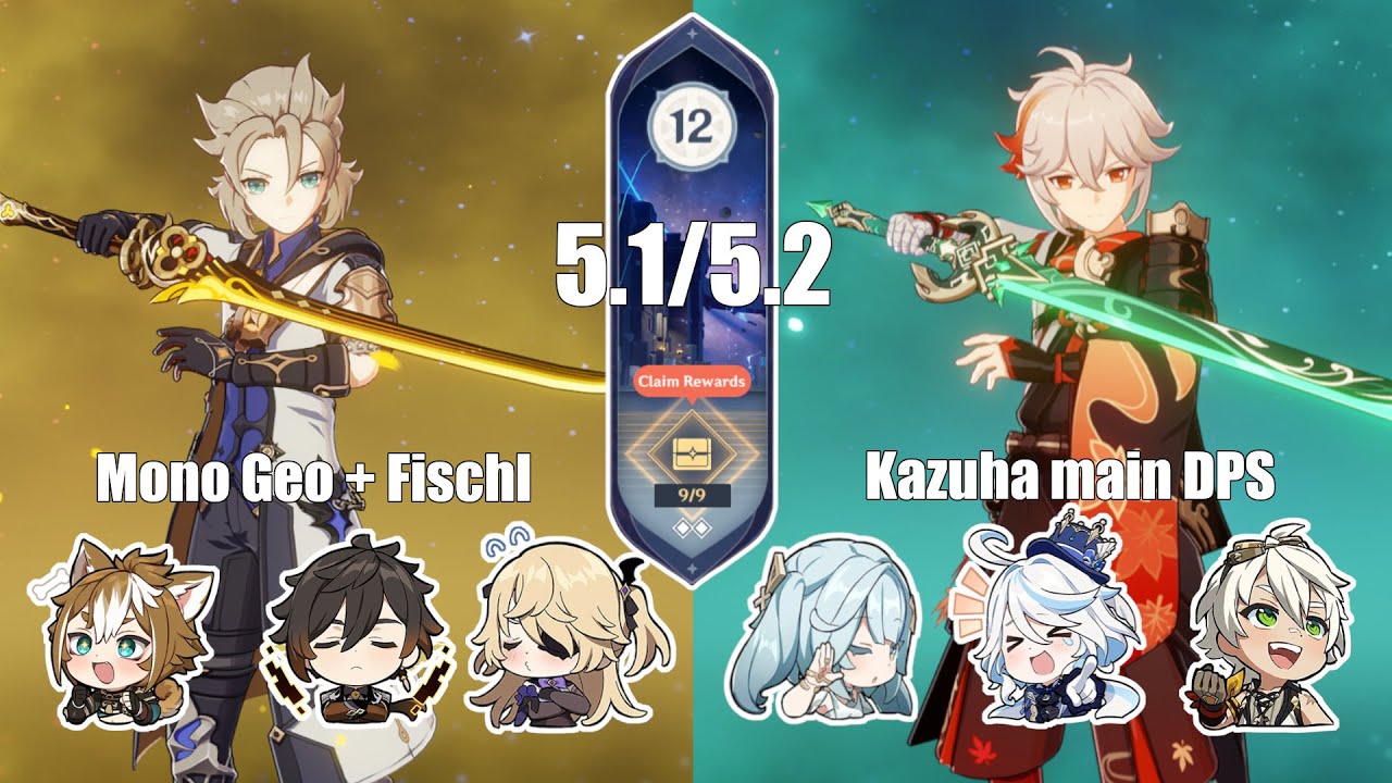 5.2 Spiral Abyss Floor 12 Albedo & Kazuha Main DPS | Genshin Impact