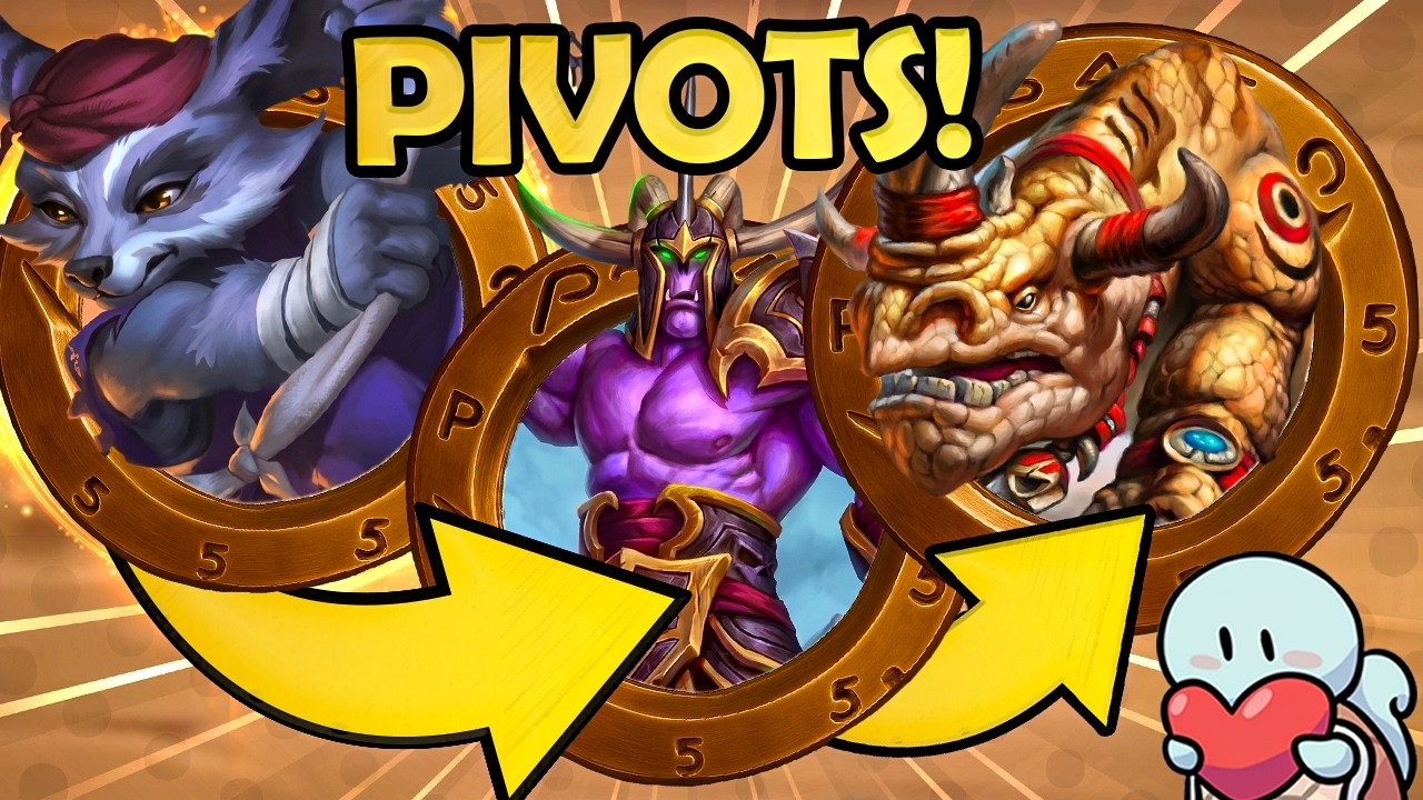 Pirates to Demon to Beast Pivot MASTERCLASS! | Hearthstone Battlegrounds
