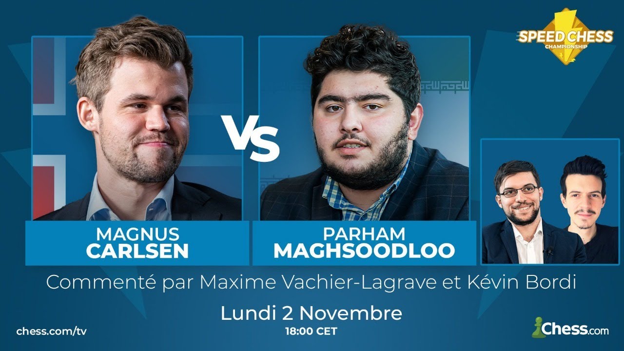 Carlsen vs. Maghsoodloo | Avec MVL pour commenter !
