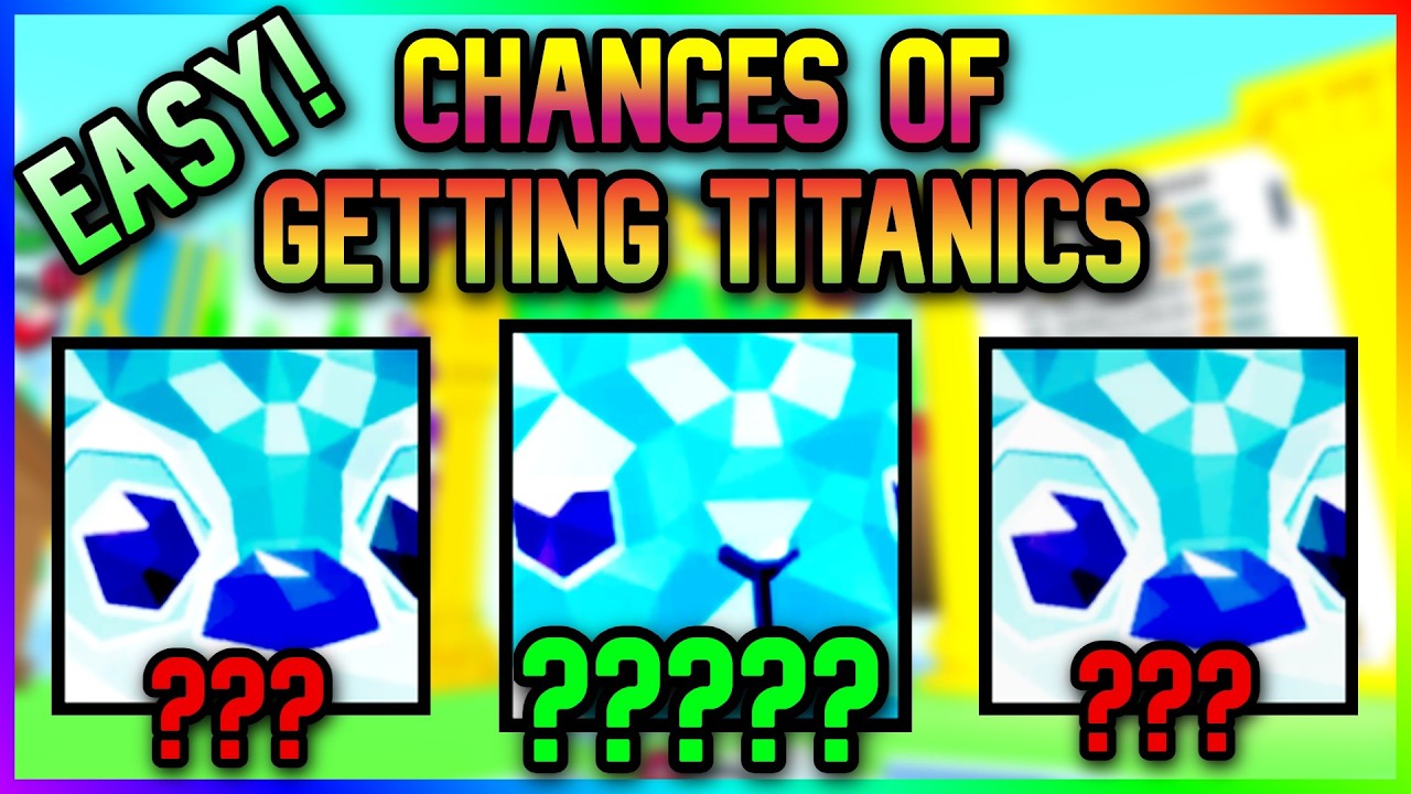 THESE Titanic Chances ARE INSANE... 😱 Pet Simulator 99 (roblox)