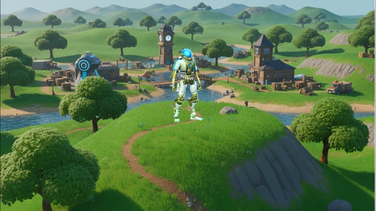 Die Katze macht einen Sieg in Fortnite