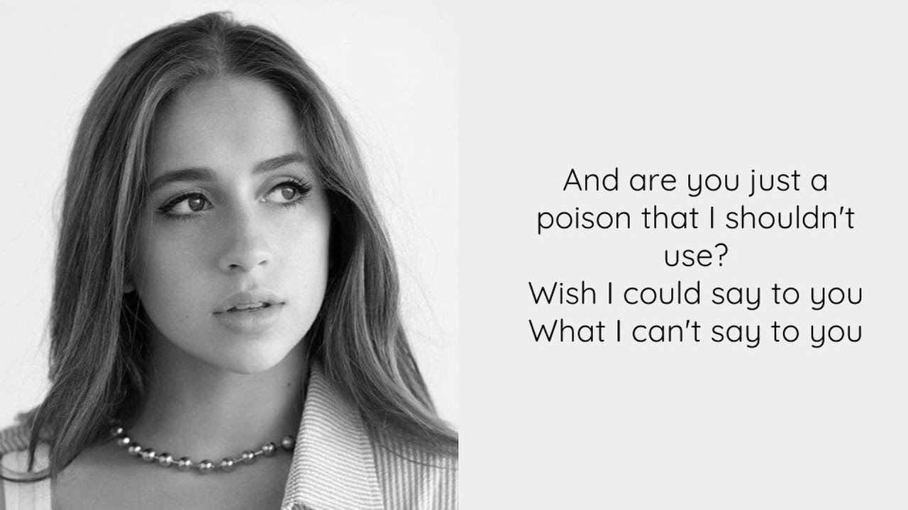 slower by Tate McRae Lyric Video