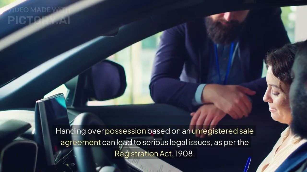 A sale agreement with possession without registration ?