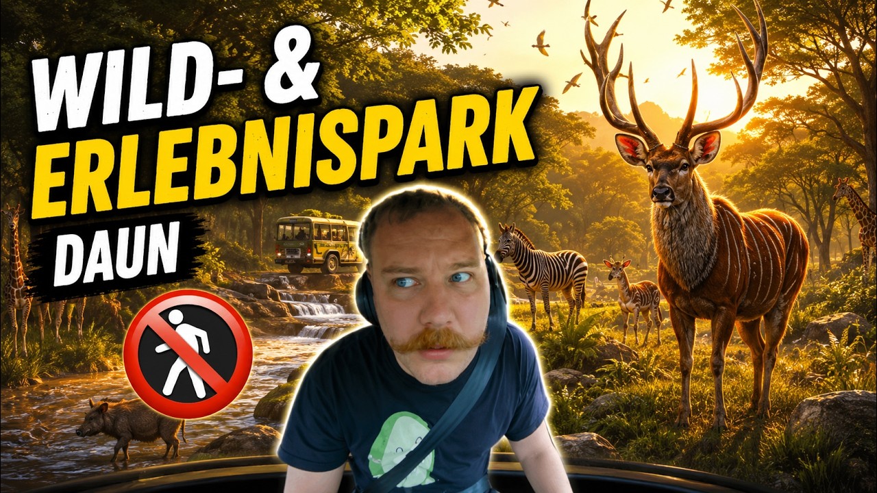 Auto-Safari mit SPAß beim Familienausflug im Wild- und Erlebnispark Daun - 2024