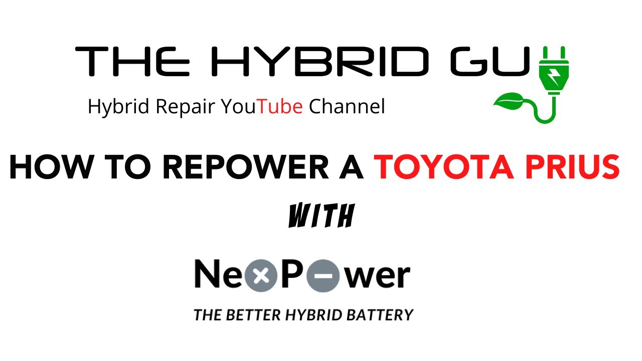 Как установить литиевую батарею NexPower в Toyota Prius V/Gen3