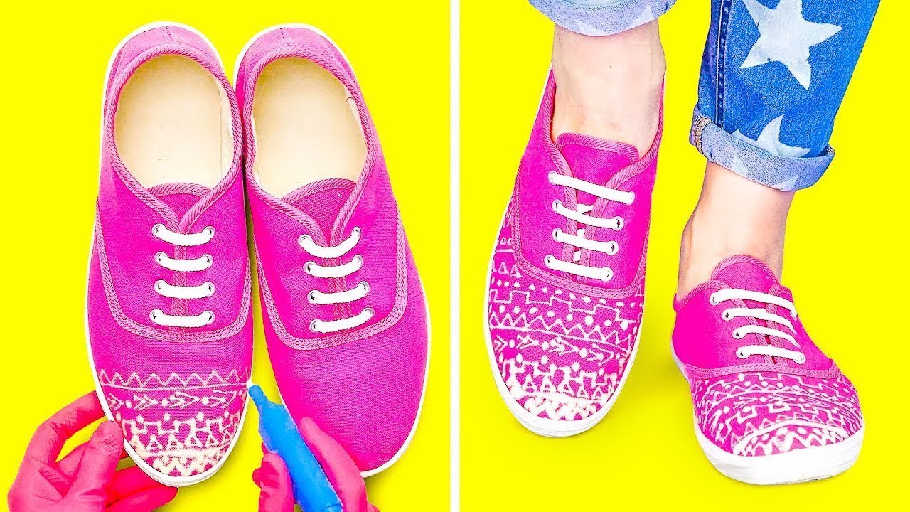 15 INCREÍBLEMENTE FÁCILES  IDEAS DE DECORACIÓN PARA TU ROPA Y ZAPATOS