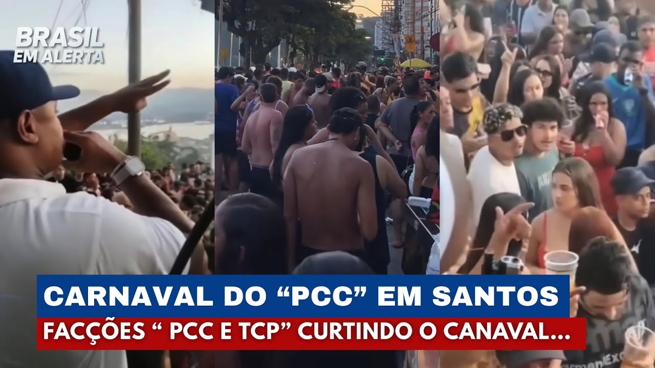 Carnaval do PCC em Santos Apavora Moradores | Festa com Armas no Amanhecer
