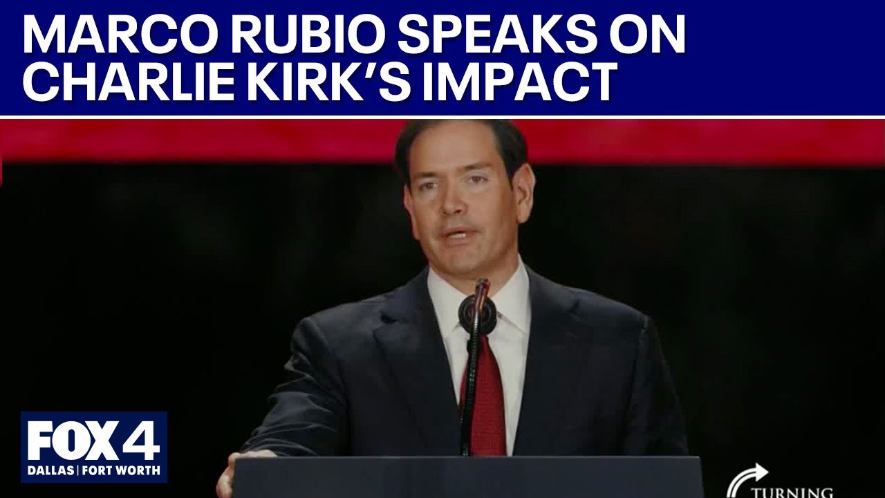 Marco Rubio remembers Charlie Kirk's impact on young Americans
