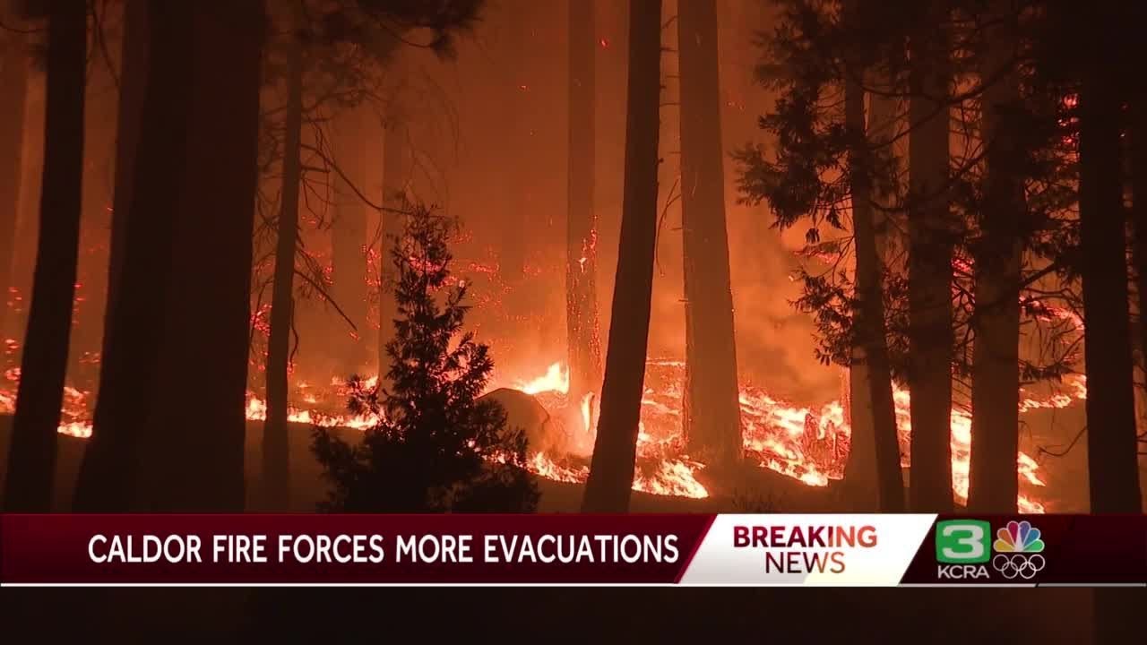 Caldor Fire Evening Update Aug. 30, 2021