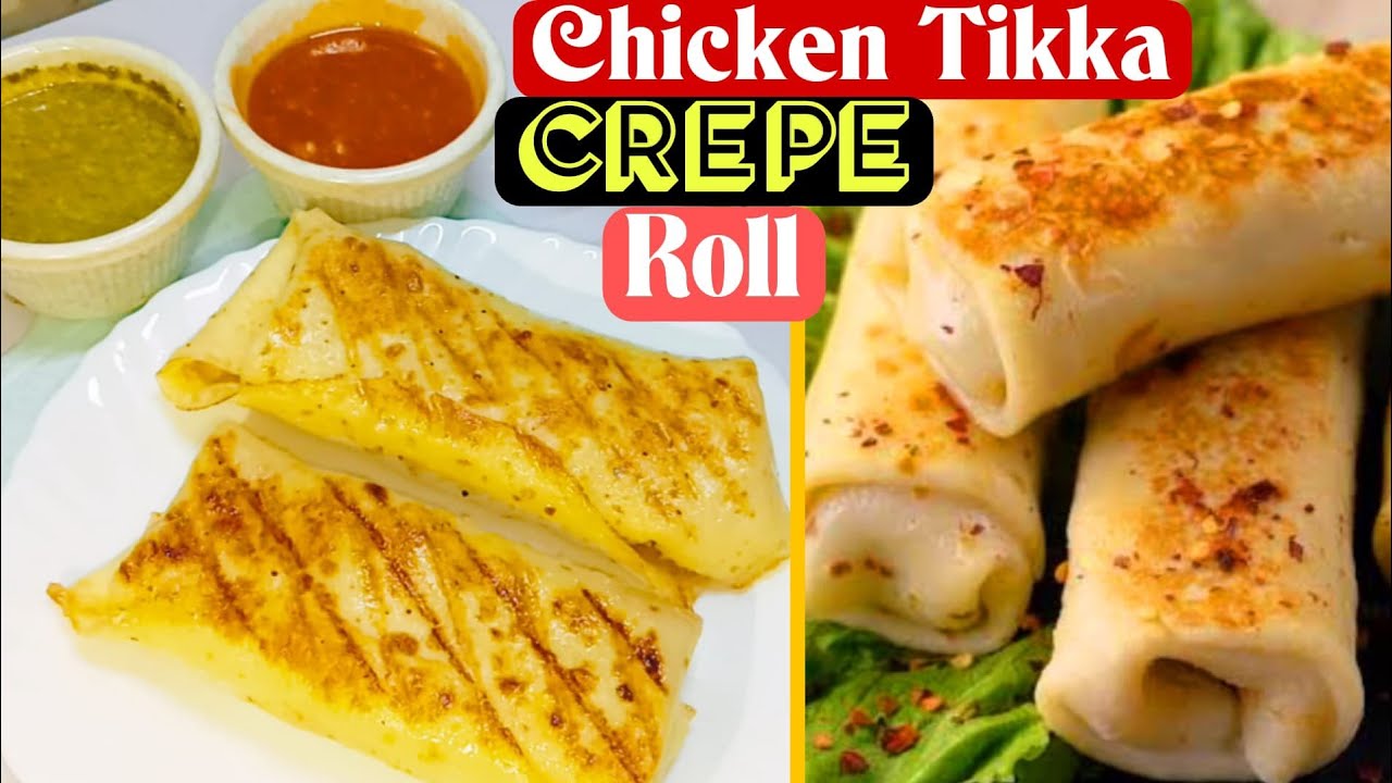 Iftar Ka New Star ⭐ Chicken Tikka Crepe Roll | Ramzan Special