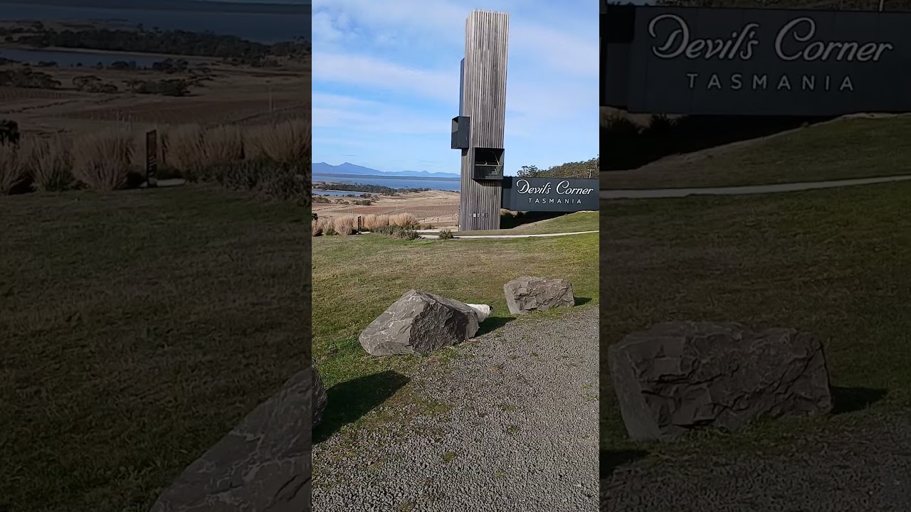 Devils corner,winery,great oyster bay,doggy #tasmania
