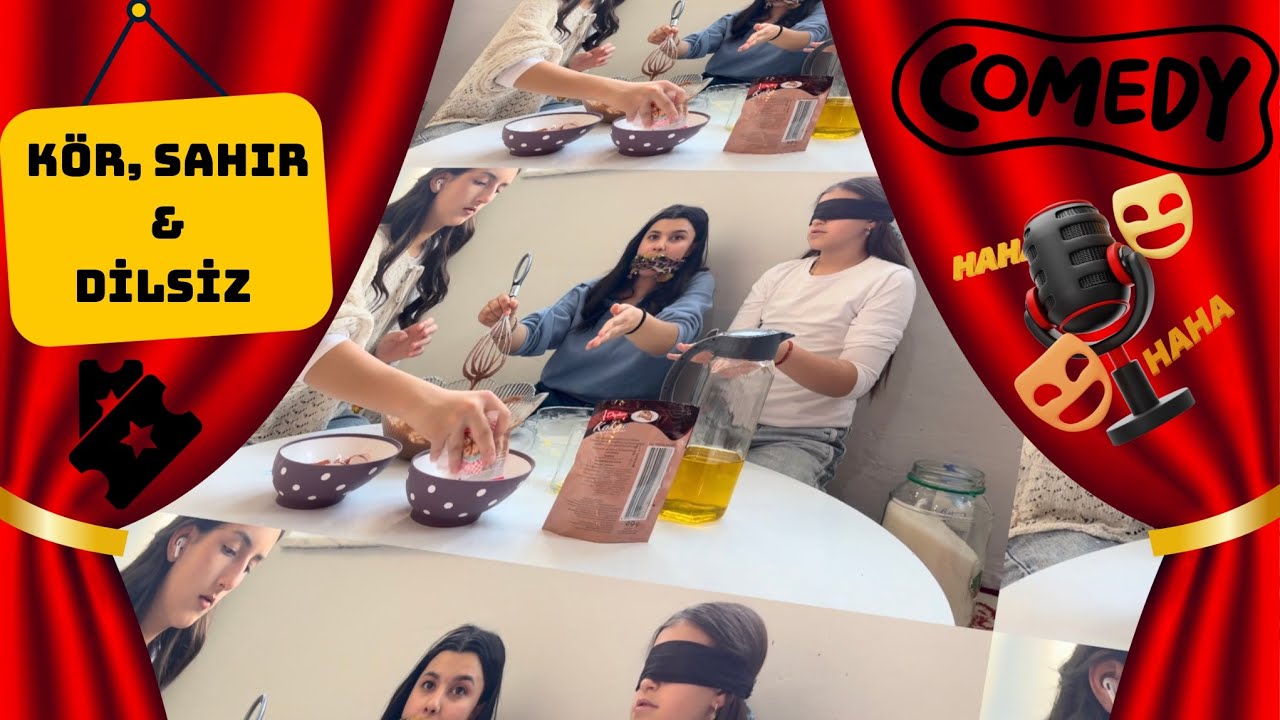 Kör, Sağır, Dilsiz Kek Yaparsa Ne Olur? 😂 | Mutfakta Kaos ve Kahkaha!
