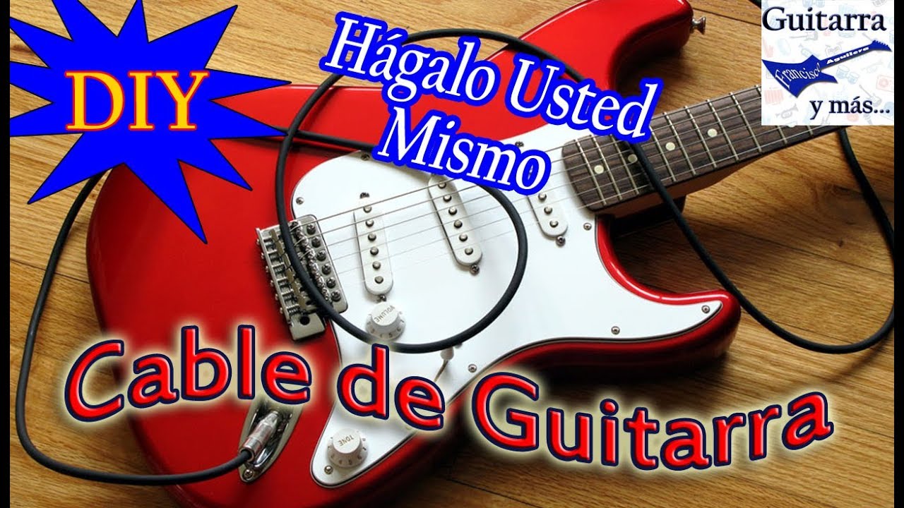 Cómo hacer un CABLE de GUITARRA | DIY | (Fácil y Rápido) 2018
