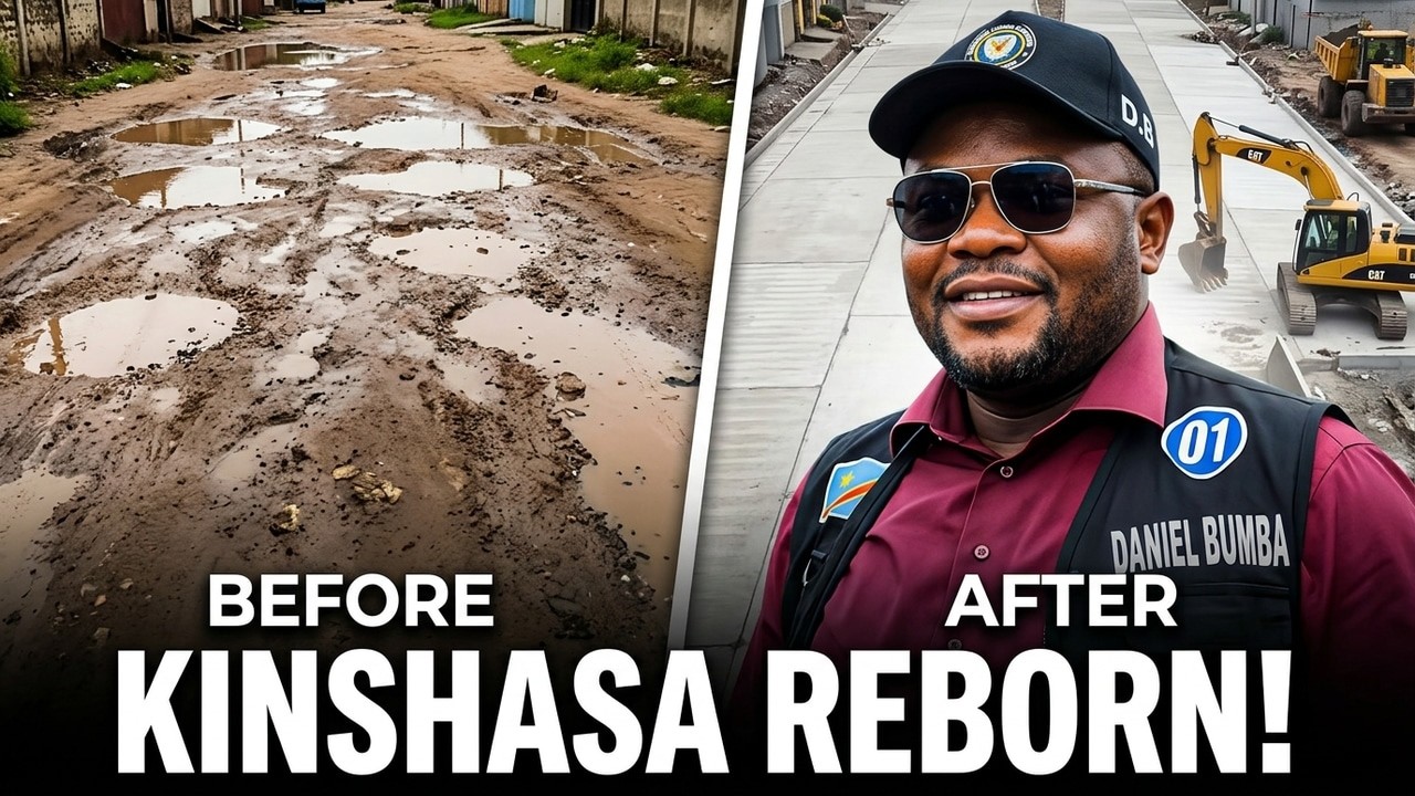 #HEDBO_DES_INFRASTRUCTURES #kinshasa Le point sur les travaux de voirie des avenues Kwamouth
