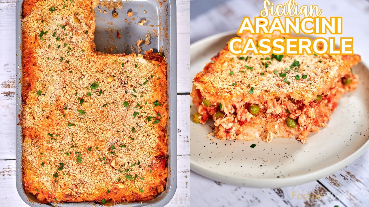 Easy Sicilian Arancini Casserole | Simple Dinner Idea