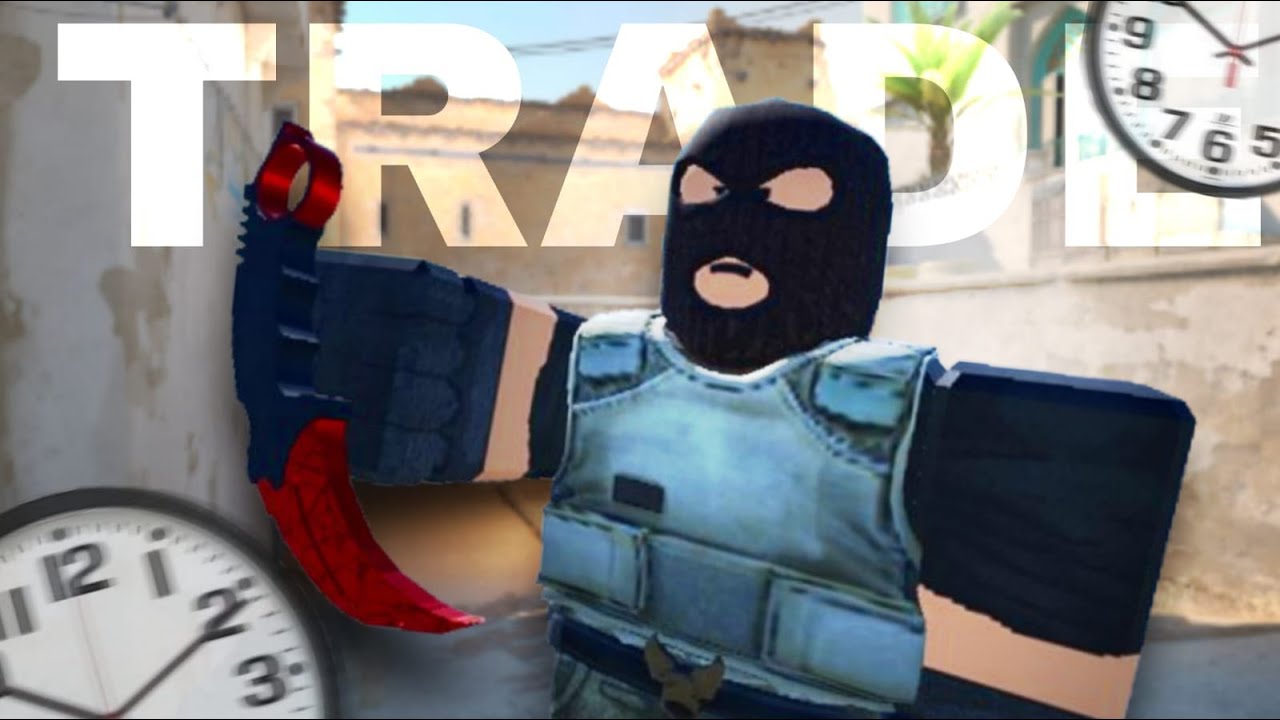 Passei 24 HORAS trocando SKINS no COUNTER BLOX