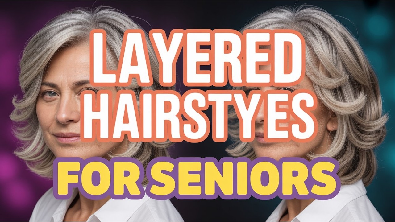 Layered Hairstyles for Medium-Length Hair in Seniors