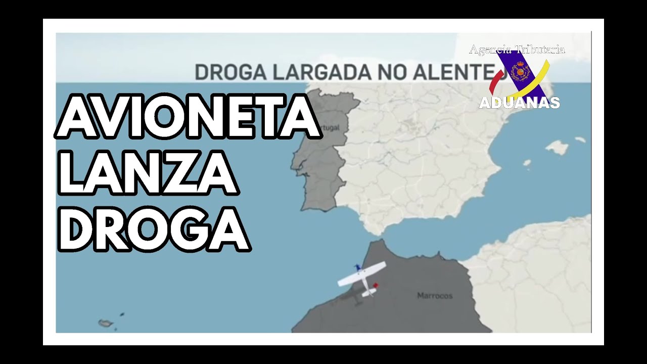 Avioneta procedente de Marruecos lanza droga en Alentejo, Portugal - Aduanas SVA