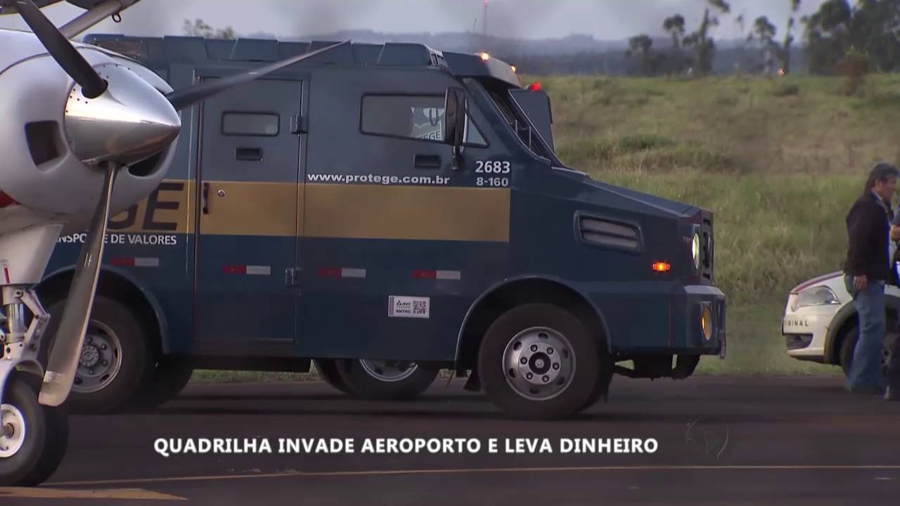 Quadrilha invade aeroporto e leva dinheiro em Ourinhos