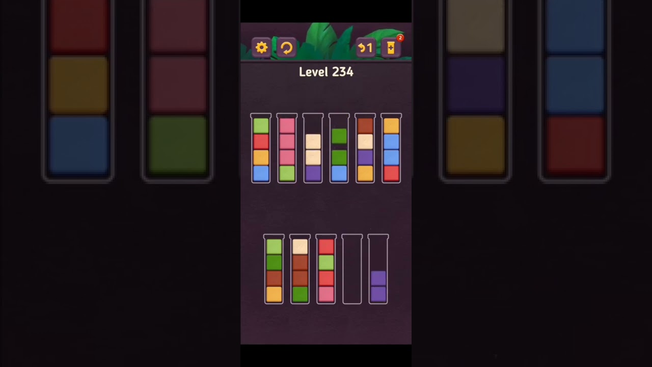 Complete Block King Sort Puzzle Level 231 to Level 240