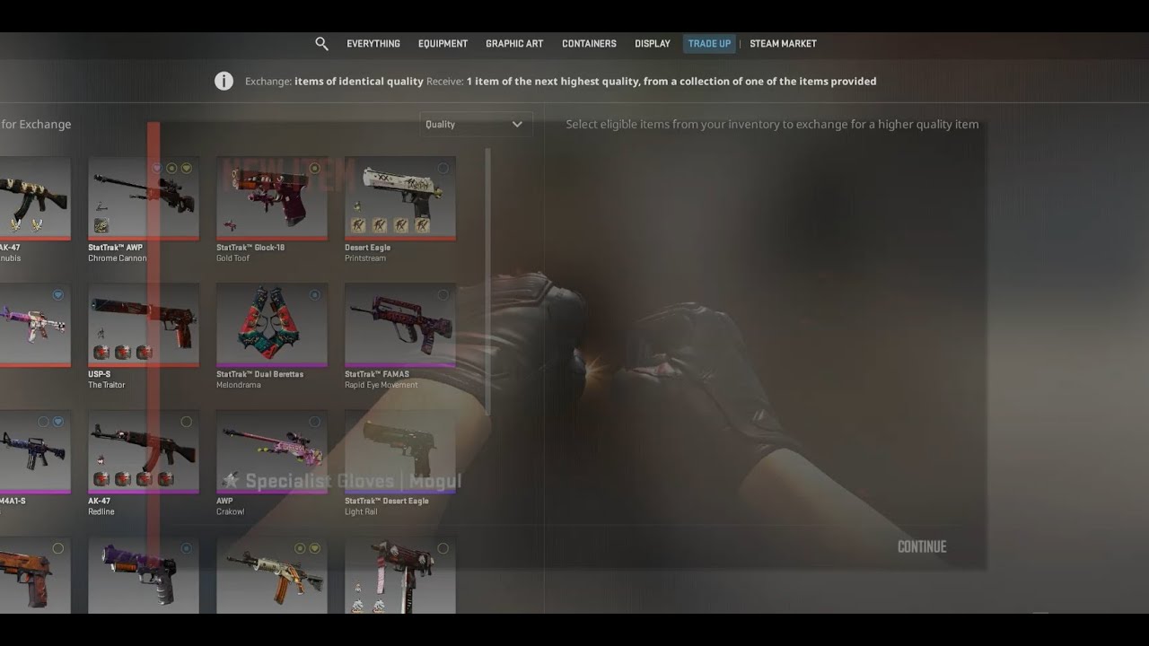 Cases, Souvenir and Gold Trade up (got cooked again)