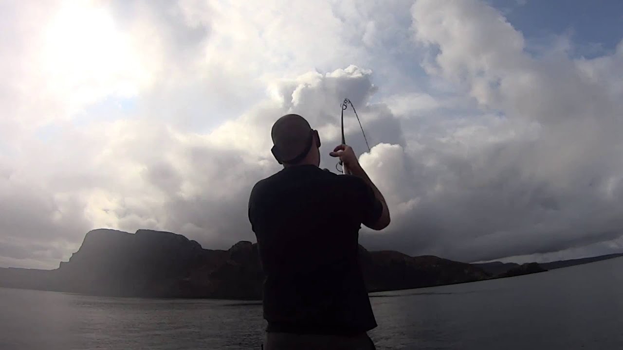 Fishing Rubha Hunish, isle of Skye