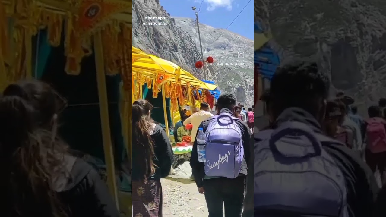 Shri Amarnath Ji Holy Cave Darshan🙌🏻🚩 #trending #shorts #Amarnath #AmarnathCave #AmarnathGufa