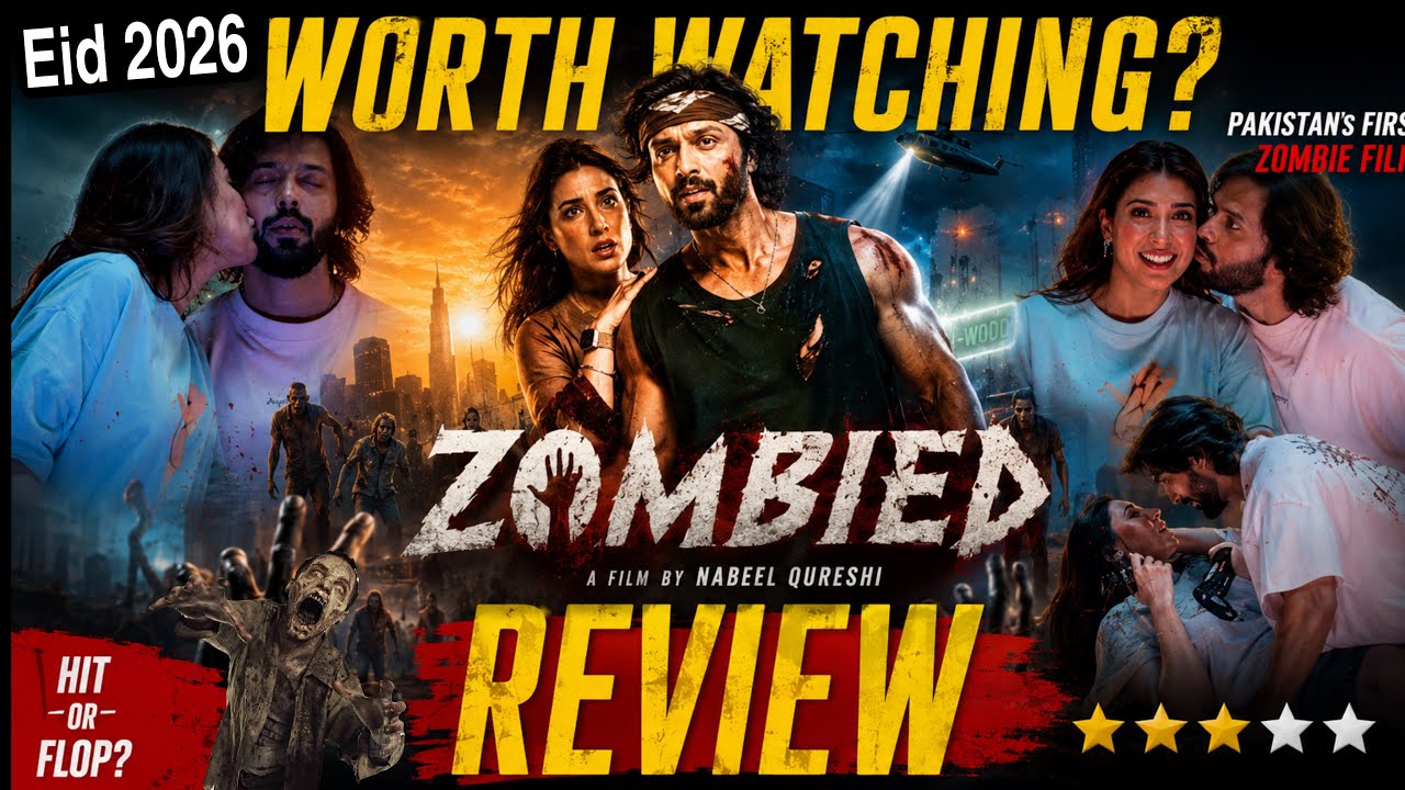 Pakistan&rsquo;s First Zombie Movie ZOMBEID Review |Fahad Mustafa Mehwish Hayat Bold 