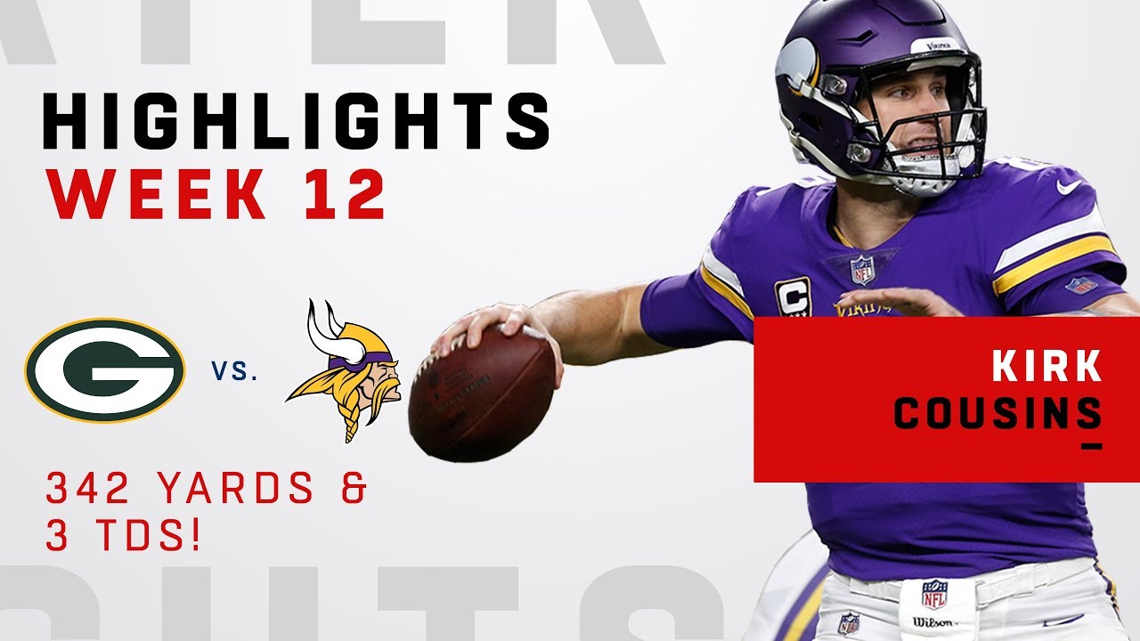 Kirk Cousins Tosses 3 TDs in Victory Over GB