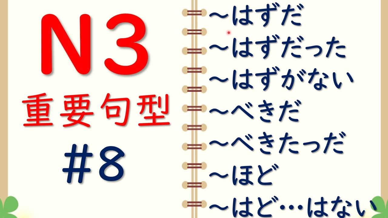 【JLPT N3❗️】這些容易搞錯的句型該如何區分使用？